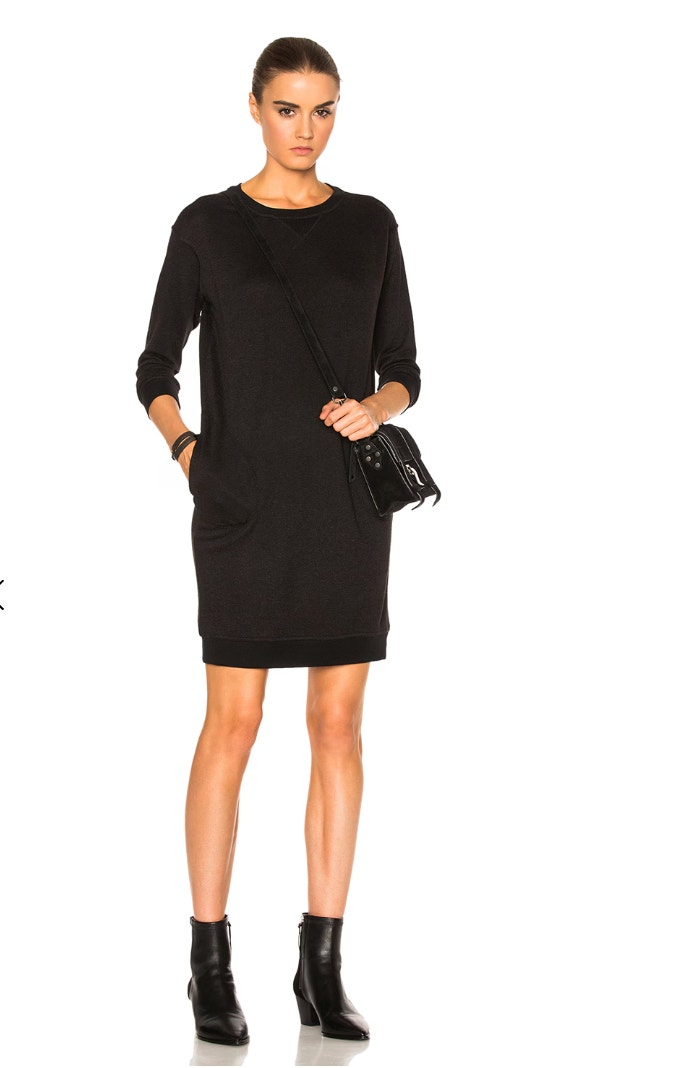 Atm Anthony Thomas Melillo Sweatshirt Dress In Black // M